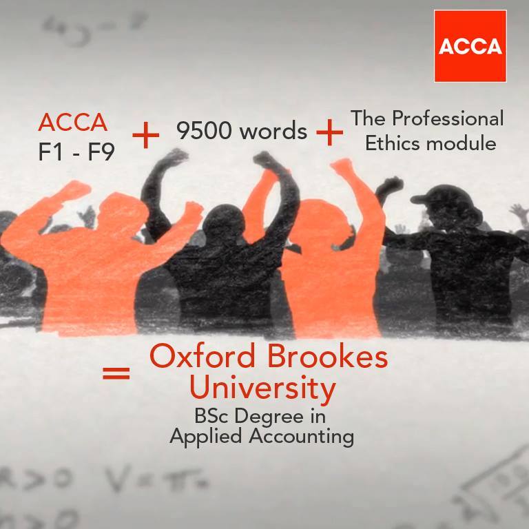 Nhận bằng Cử nhân Kế toán Ứng dụng của trường Đại học Oxford Brookes (Anh Quốc) khi đang học ACCA